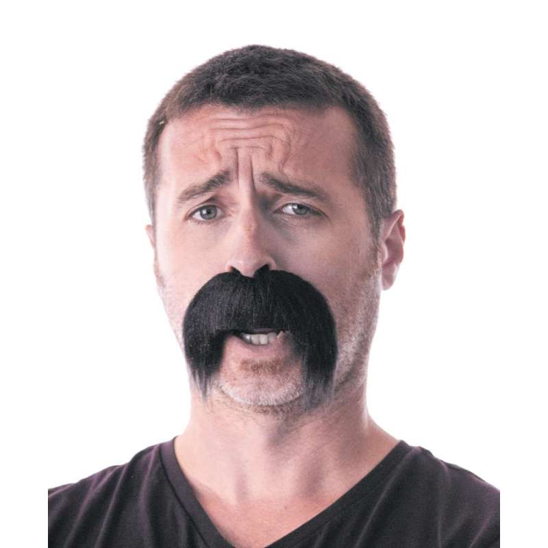 BLACK KEKE MOUSTACHE - moustache at wholesale prices