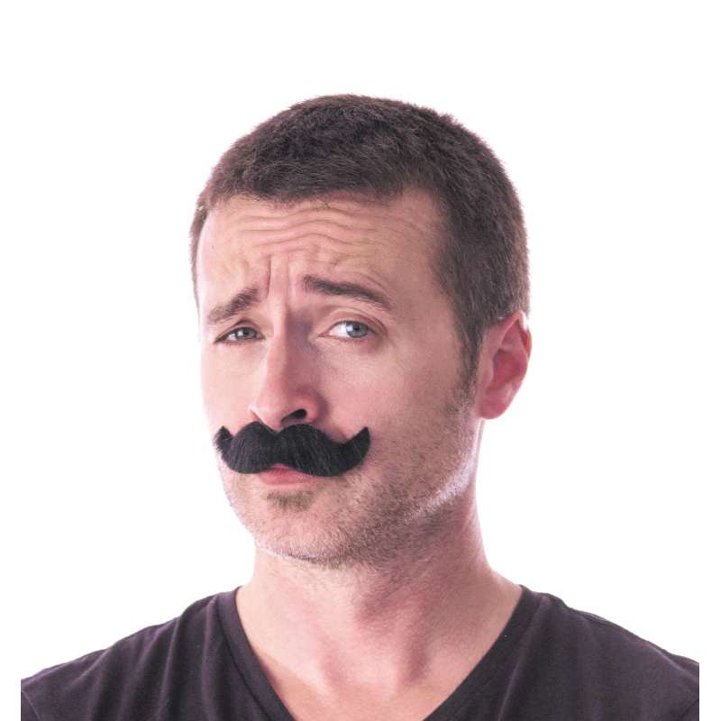 MOUSTACHE CLASSY NOIRE - moustache à prix grossiste