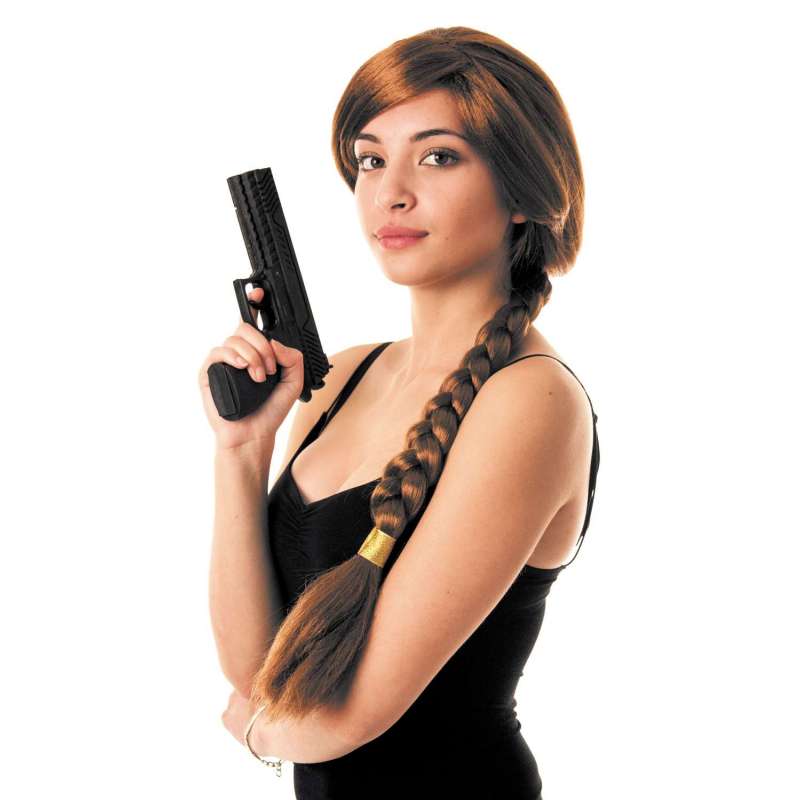 Peluca Larga Marrón de 200 g - peluca a precios de mayorista