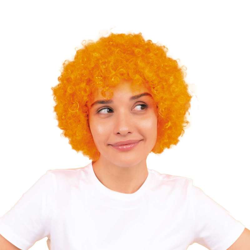 Orange Pop Peruk, Medium Størrelse til engrospris - paryk til engrospris