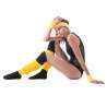 Set Neon Giallo: Fascia e Polsini Spugna - Bandeau sportivo a prezzi all'ingrosso
