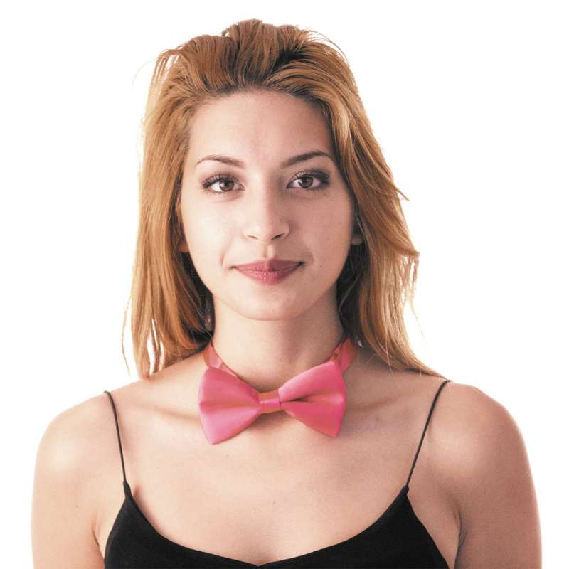 Roze Vlinderdas 12x7 cm - fantasie vlinderdas tegen groothandelsprijzen