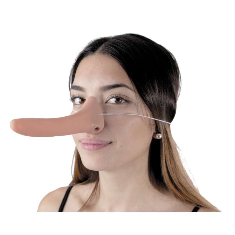 Nariz de madera Pinocchio 15 cm - nariz falsa a precios de mayorista