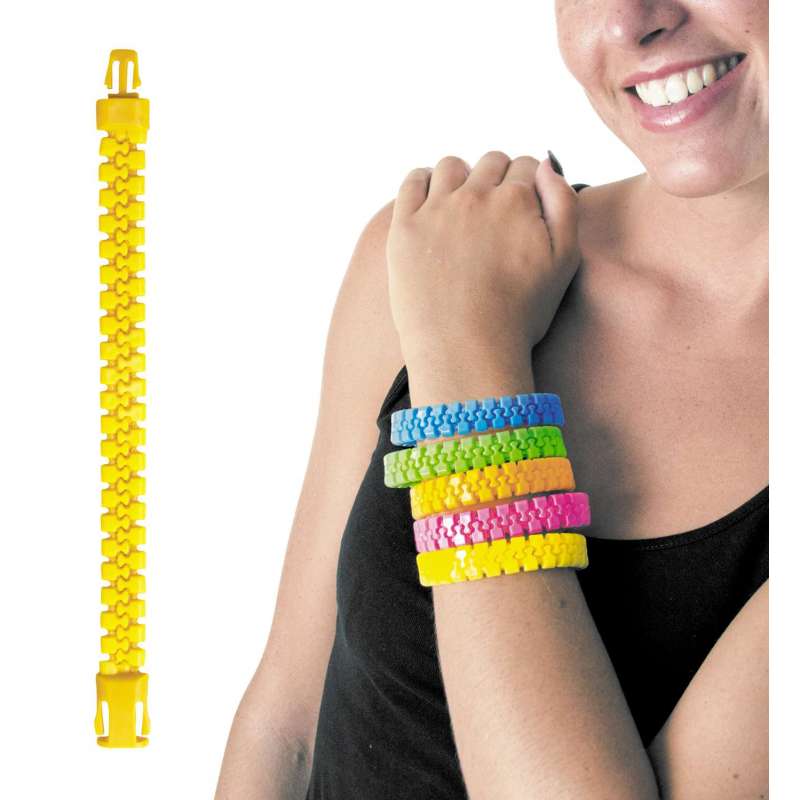 Gele Ritsarmband 20 cm - Armband tegen groothandelsprijzen