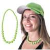 Neon Groene Parelsnoer 23 cm - ketting tegen groothandelsprijzen