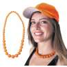 NEON ORANGE PEARL NECKLACE - necklace at wholesale prices