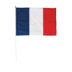 Frankrigs flag 14x21 cm med...