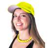 Boné Neon Amarelo com Lantejoulas - Boné a preço grossista