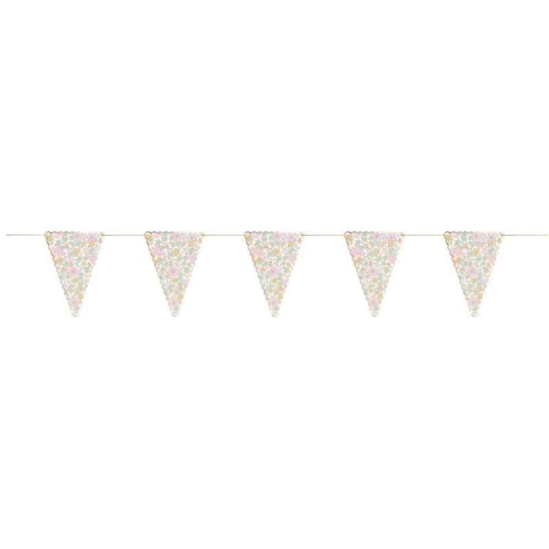 SHABBY PENNANT GARLAND 3M - garland at wholesale prices