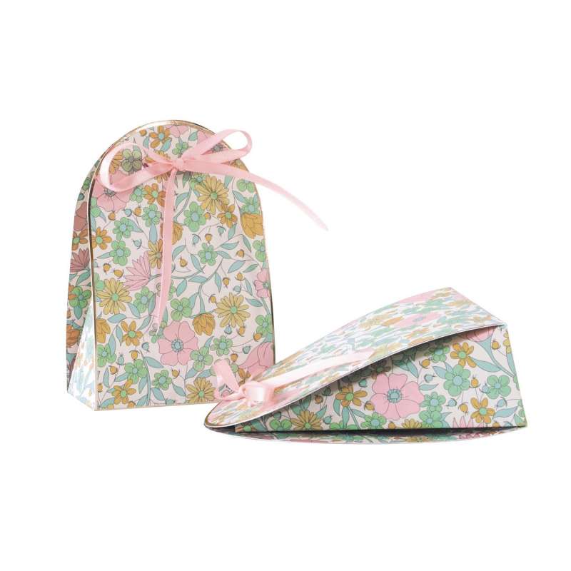 Conjunto de 8 Caixas Shabby Florais 12x8cm a preço grossista - Caixa de presente a preço grossista