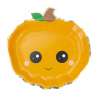 Pratos de Abóbora Halloween 23x21.5cm - 8 Unidades - decoração de Halloween a preço grossista
