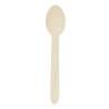 SMALL SPOONS IN NATURAL WOOD X 8 - Wooden spoon at wholesale prices
