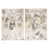 STICKERS CABINET DE CURIOSITES X 25PCS - décoration Halloween à prix grossiste