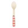 GUINGUETTE WOODEN SPOONS X 8 - Wooden spoon at wholesale prices
