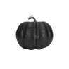 Piccola zucca nera glitterata 10x10 cm - decorazione Halloween a prezzi all'ingrosso