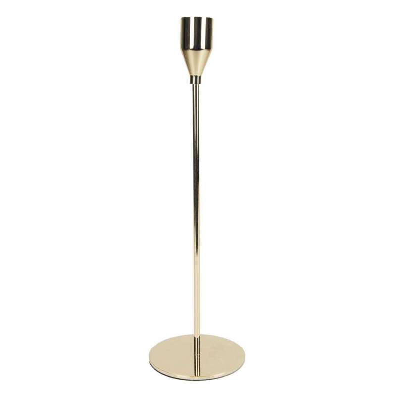 Guld Aluminium Bougeoir 8x28 cm til engrospris - Stage til engrospris