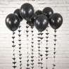 BLACK BAUDRUCHE Balls with WILD Mouse tail x 8 - balloon at wholesale prices