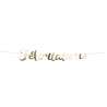 Guld FØdselsdagsguirlande 1,4m 14cm - guirlande til engrospris