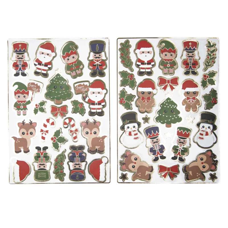 STICKERS SWEETY XMAS X 45PCS à prix grossiste - Autocollant à prix de gros