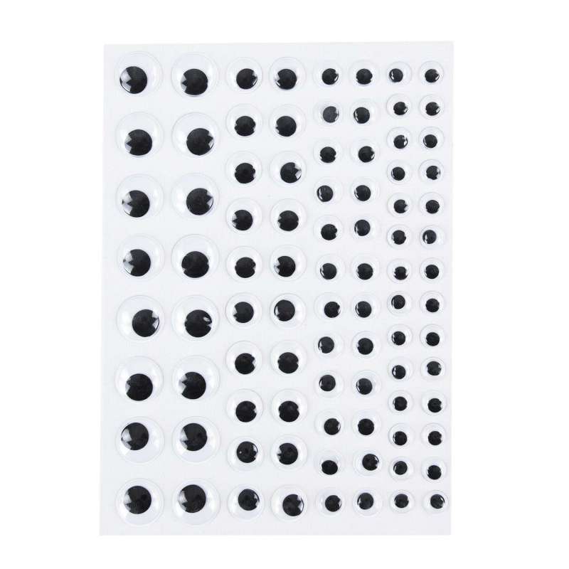 Pegatinas Ojos Móviles A5 x 88 - decoración de Halloween a precios de mayorista