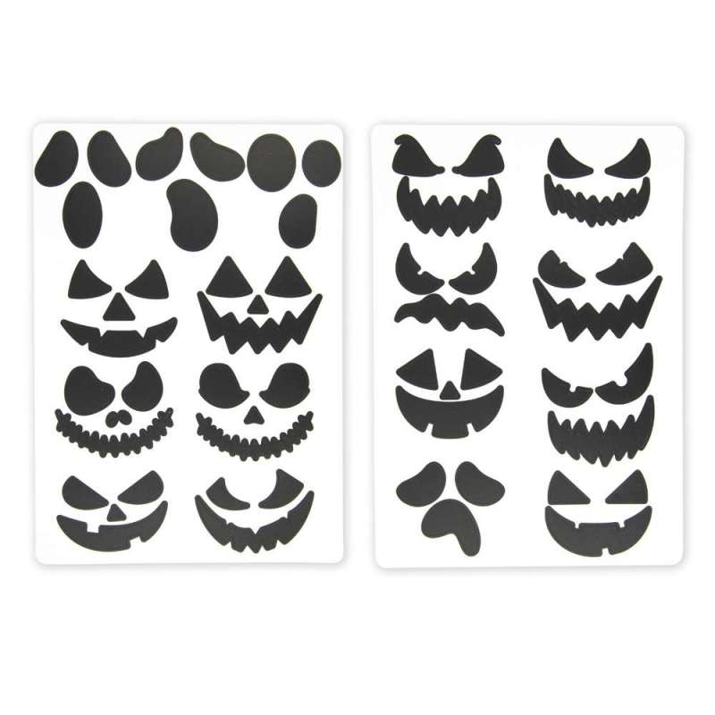 Pegatinas de Halloween A5 x 17 piezas - decoración de Halloween a precios de mayorista