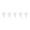 PASTEL PINK AND GOLD FESTOON PENNANT GARLAND 3M - garland at wholesale prices