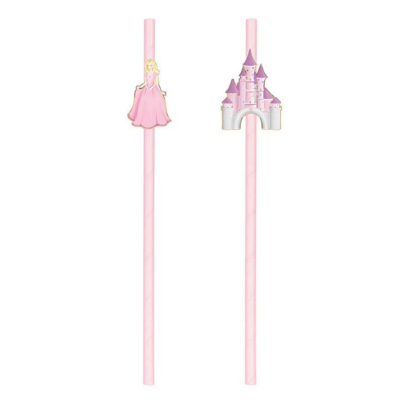 Set di 10 cannucce rosa da 19,7 cm - cannuccia a prezzi all'ingrosso
