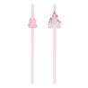 Set di 10 cannucce rosa da 19,7 cm - cannuccia a prezzi all'ingrosso