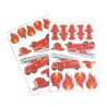 Vuurweker Stickers A5 - 25 Stuks - Sticker tegen groothandelsprijzen