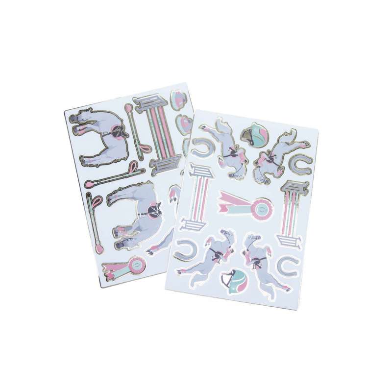 STICKERS CHEVAL D'AMOUR X 25PCS à prix grossiste - Autocollant à prix de gros