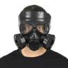 Zwart Gasmasker voor Volwassenen Standard - masker tegen groothandelsprijzen