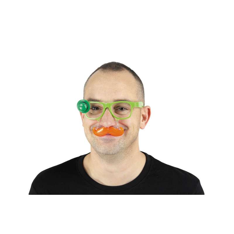 Gafas de plástico Saint Patrick con sombrero - bigote a precios de mayorista