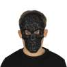Sort DØdningehoved Maske i StØrrelse Voksen - maske til engrospris