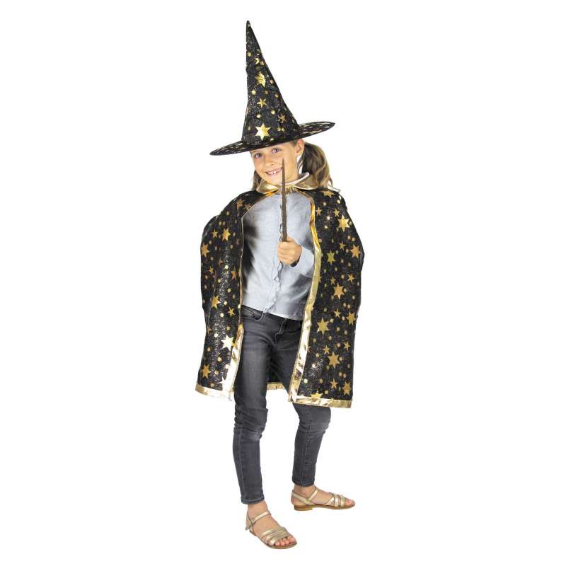 Conjunto de Bruxa Elegante 4-10 Anos - decoração de Halloween a preço grossista