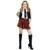COSTUME ETUDIANTE ZOMBIE TARTAN - Déguisement à prix grossiste