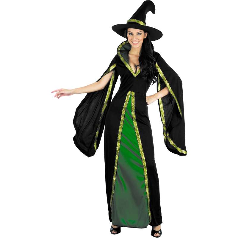 Costume da Strega Elegante con Cappello - Costume a prezzi all'ingrosso