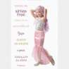 Serre-tête com cauda de sereia rosa 4-6 anos - tiara a preço grossista Serre-tête com cauda de sereia rosa 4-6 anos - tiara a preço grossista