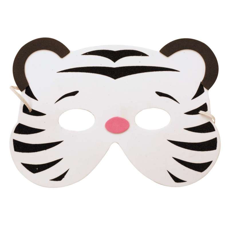 CHILD MASK WHITE TIGER EVA - mask at wholesale prices