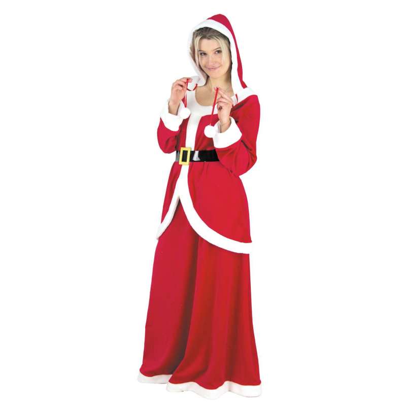 MOTHER CHRISTMAS COSTUME LUXURY - Christmas bonnet at wholesale prices