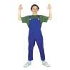 Salopete Azul 11/14 Anos 100% Polyester - Macacão a preço grossista
