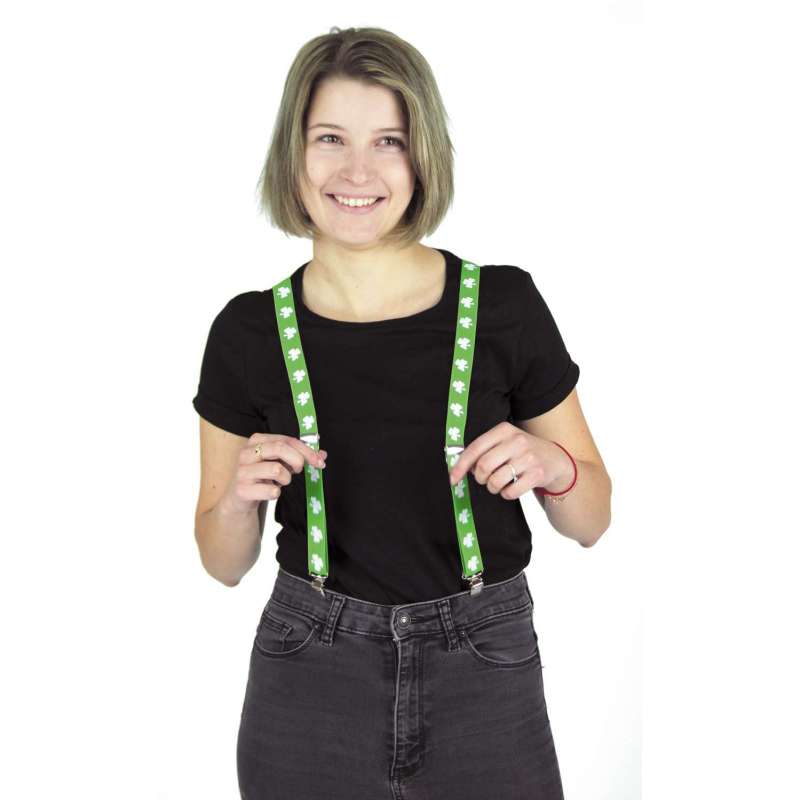 Tirantes ajustables verde 2.5 cm adultos a precios de mayorista - tirantes a precios de mayorista