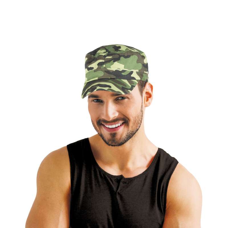 Militärische Kappe Erwachsene Camouflage Polyester zu Großhandelspreisen - Cap zu Großhandelspreisen