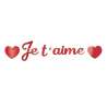 GUIRLANDE LETTRES JE T'AIME 2M - guirlande à prix de gros GUIRLANDE LETTRES JE T'AIME 2M - guirlande à prix de gros