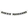 Mini Fanions Guirlande Halloween 2M Sort/Guld - guirlande til engrospris Mini Fanions Guirlande Halloween 2M Sort/Guld - guirlande til engrospris