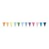 MULTI 2M PENNANT GARLAND - garland at wholesale prices