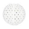 LANTERNE JAPONAISE 35CM BLANCHE A POIS OR - lanterne à prix grossiste