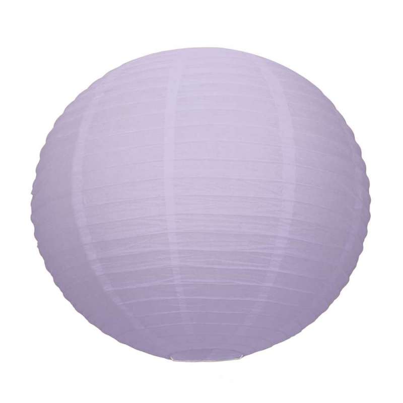 Lanterna Japonesa 50cm Papel de Arroz Lavanda - lanterna a preço grossista