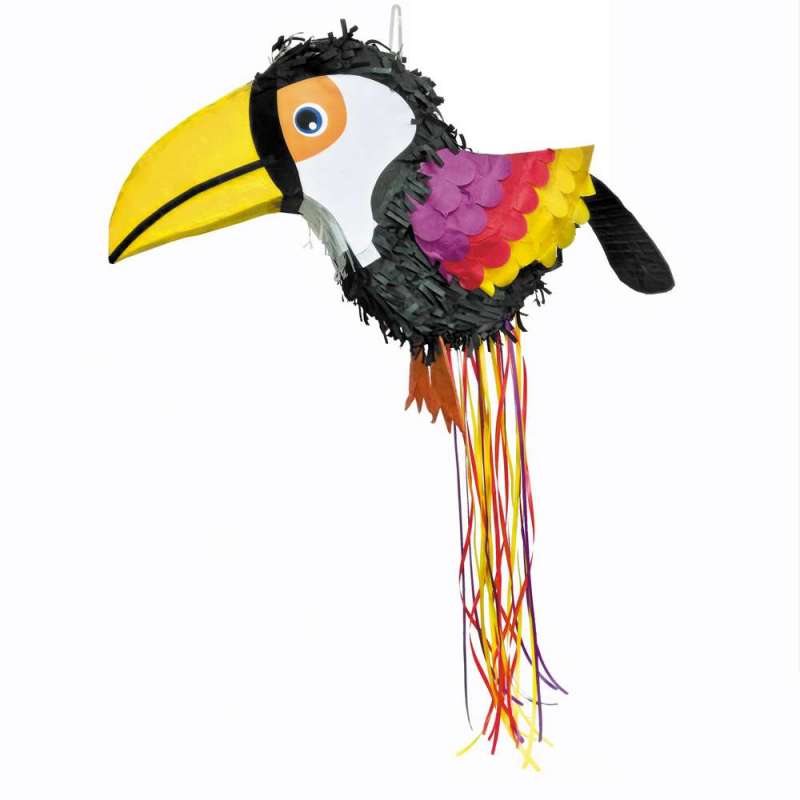 Tropische Toucan Piñata 52x22x32 cm tegen groothandelsprijzen - piñata tegen groothandelsprijzen