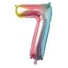 Pastel Iriserende Mylar Ballon 7 - 86CM - mylar ballon til engrospris