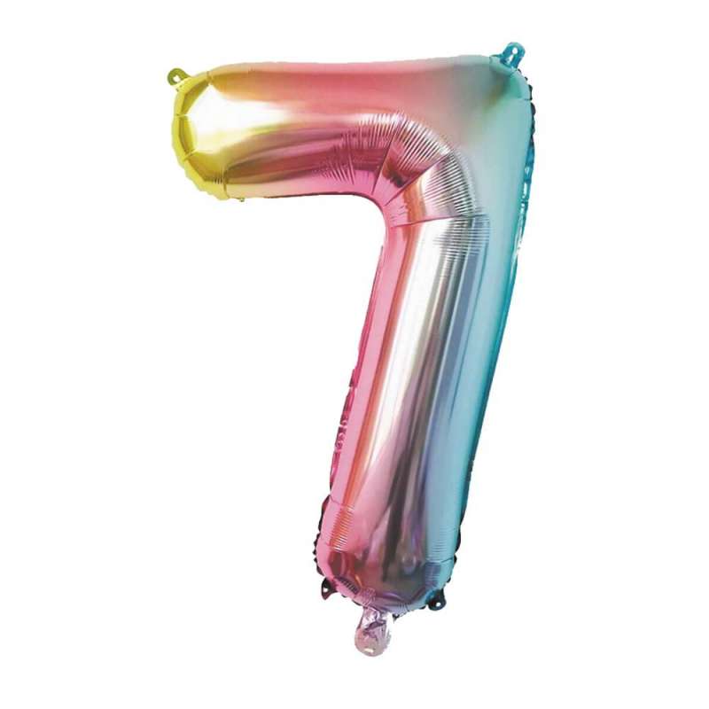 Pastel Iriserende 36CM Mylar Ballon 7 - mylar ballon til engrospris
